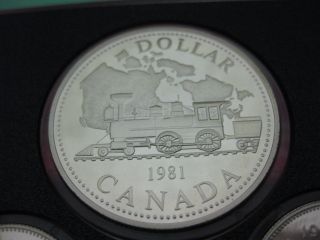 1981 Trans Canada Railway Canadian Silver Coin photo
