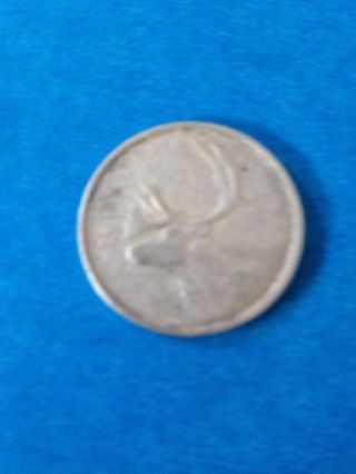 1955 Canada Quarter Dollar 80% Silver photo