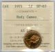 1971 Canada Cent Specimen Proof Very High Sp Grade Cameo Red Rare. Coins: Canada photo 2