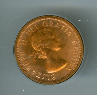 1964 Canada Cent State Red Finest Graded State. photo