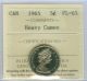 1965 Canada 5 Cents Pl Heavy Cameo Top Grade. Coins: Canada photo 2