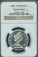 1967 Canada 50 Cents Ngc Pl68 Cameo Solo Finest Graded Coins: Canada photo 1