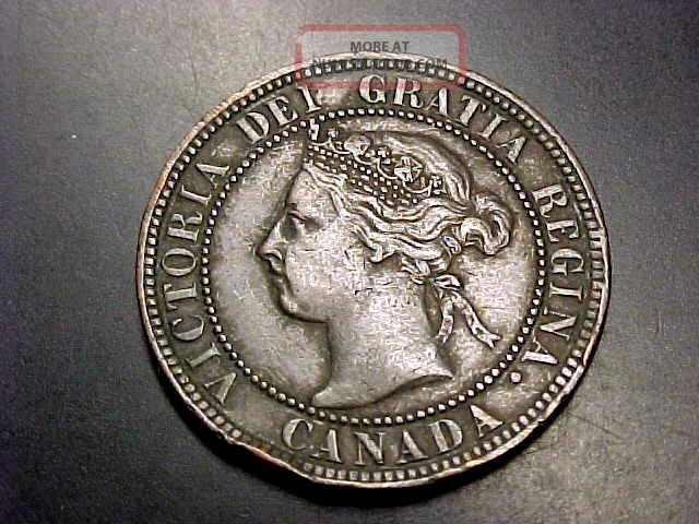 Rare 1900 Canada Large Cent Coin Au Details Buy Now Or Offer Coins: Canada photo