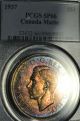 1937 Matte Dollar ($1) Pcgs Sp - 66 Pq+ Rainbow Toning - Wow Coins: Canada photo 4
