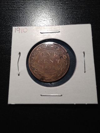 1910 Canadian Large Cent photo