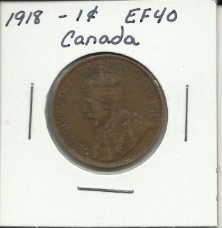 1918 Canadian Large Cent (10183) photo