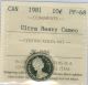 1981 Canada 10 Cents Proof Ultra Heavy Cameo Finest Graded Rare. Coins: Canada photo 1