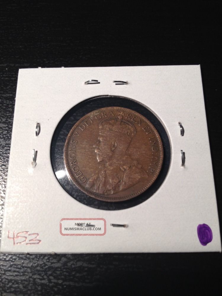 1918 Canadian Large Cent