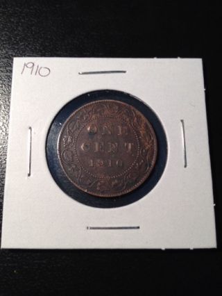 1910 Canadian Large Cent photo