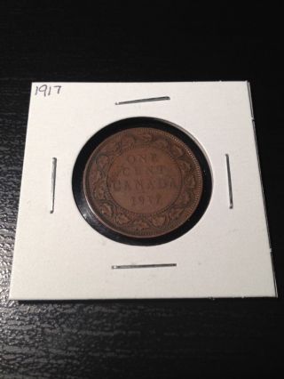 1917 Large Canadian Cent photo