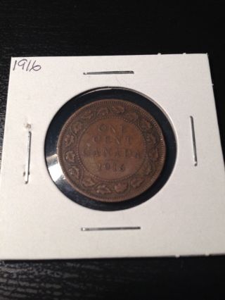 1916 Large Canadian Cent photo
