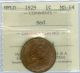 1929 Newfoundland Large Cent Mid State Red Grade Rare. Coins: Canada photo 2