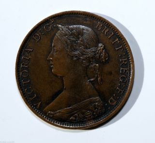 1861 Brunswick One Cent Pre Confederation Large Cent photo