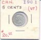 1901 Canadian 5 Cents Sterling Silver Coins: Canada photo 1