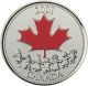 2001 The Spirit Of Canada 25 Cents Coin Color Maple Leaf In Pack. . . Coins: Canada photo 1