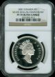 2001 Canada Silver $1 Dollar 90th Ann Ngc Pr70 Ultra Heavy Cam Finest Graded Coins: Canada photo 1