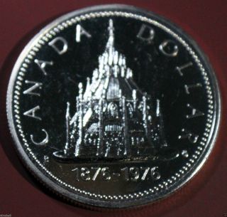 Canada Specimen One Dollar Silver 1976 photo