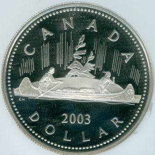 2003 Canada Coronation Silver $1 Dollar Ngc Pr69 Ultra Heavy Cameo photo