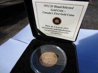 Canada 1912 Hand - Selected 5.  00 Gold Coin : Bank Of Canada Hoard photo