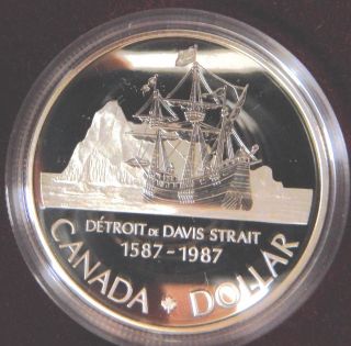Canada 1987 Silver Dollar Proof photo