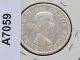 1959 Canada Elizabeth Ii Silver Half 50 Cents A7059 Coins: Canada photo 1