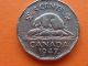 1947 Maple Leaf Canadian 5cents Coin Item 1356b Coins: Canada photo 1