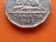 1947 Maple Leaf Canadian 5cents Coin Item 1356b Coins: Canada photo 2