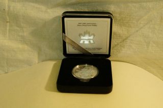 1997 Royal Canadian 10th Anniversary Sterling Silver Proof Loon Dollar photo