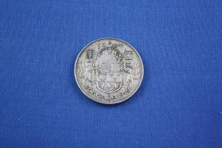 1946 Canada 50 Cents Silver George Vi Coin photo
