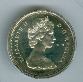 1967 Canada Silver 25 Cents Finest Graded Heavy Cameo. photo