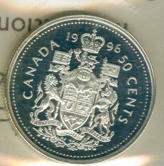 1996 Canada Silver 50 Cents Proof Ultra Heavy Cameo Finest Graded Rare. photo