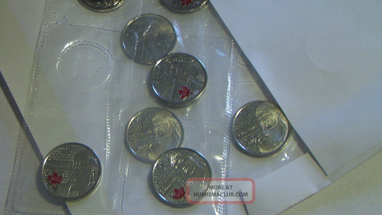 Canada 25c - 2012 Ten Pack - Techumseh - Quarters - Cello 10 Pack - Hard To Find Coins: Canada photo