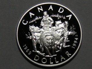 1994 Canadian Commemorative Silver Dollar Proof 3348 photo