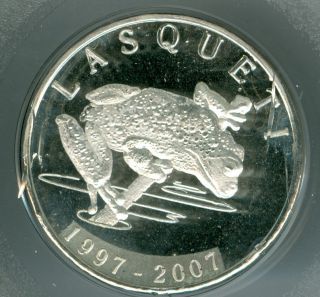 2007 Canada Lasqueti Island Pl 1/2 Silver 300 Minted Finest Graded. photo