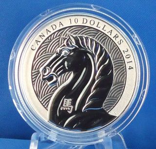 2014 Year Of The Horse 1/2 Oz.  Fine Silver $10 Specimen Coin - Limited Mintage photo