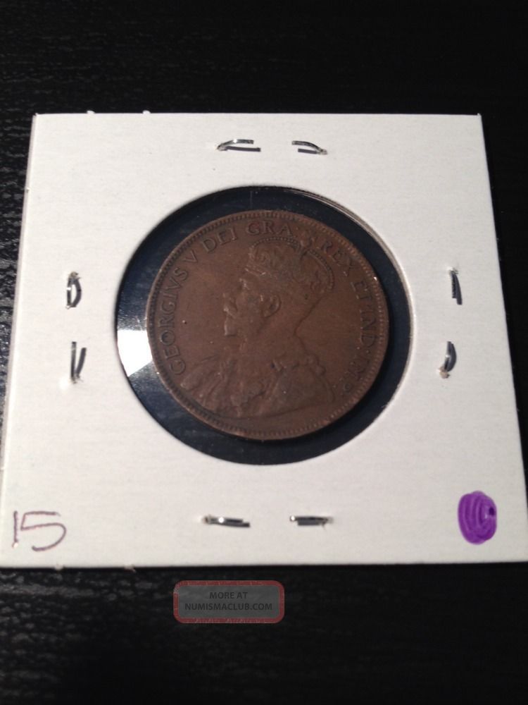 1918 Large Canadian Cent