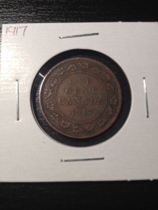 1917 Canadian Large Cent photo