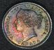 1874h Ten Cent (10¢) Pcgs Ms - 65 Pq+ Top 5 Multi Color Toning Wow Coins: Canada photo 2