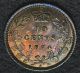 1874h Ten Cent (10¢) Pcgs Ms - 65 Pq+ Top 5 Multi Color Toning Wow Coins: Canada photo 3