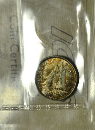 1940 Ten Cent (10¢) Iccs Ms - 65 Pq+ Golden Toning photo