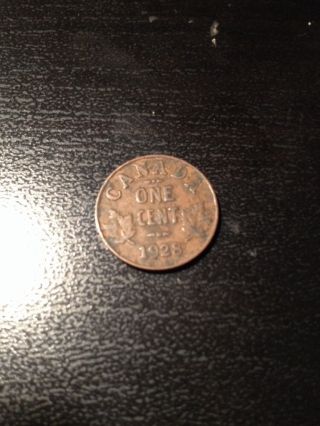 1928 Small Canadian Cent photo