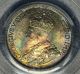 1936 Canada (25¢) Pcgs Ms - 66 Pq+ Wow Rainbow Toning - A Gem Coins: Canada photo 1