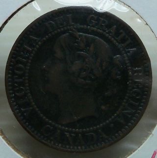 Canada - 1859 1 Cent - Km1 - Queen Victoria photo