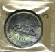 1935 Dollar ($1) Iccs Ms - 66 Pq+ Rainbow Toning Wow Coins: Canada photo 1