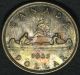 1935 Dollar ($1) Pcgs Ms - 66 Pq+ Multi Color Toning & Luster - Wow Coins: Canada photo 1
