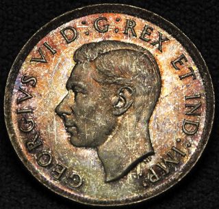 1939 Dollar ($1) Iccs Ms - 65 Pq+ Multi Color Toning Wow photo
