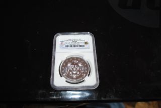 2009 Canada $5 Maple Vancouver 2010 Olympics Ngc Ms69 One Of 1st 200,  000 Struck photo