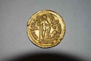 Honorius,  393 - 423 Ad.  (av 4.  48g 21mm) Son Of Theodosius I,  Good Ef photo