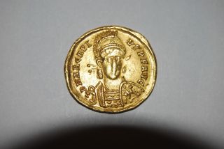 Arcadius,  383 - 408 Ad (av 4.  34g 21mm) Brother Of Honorius/son Of Theodosius I Ef photo