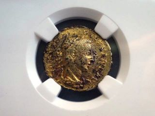 Ancient Roman Coin Fouree Ae/av Aureus Severus Alexander Ad 222 - 235 Ngc Vf photo